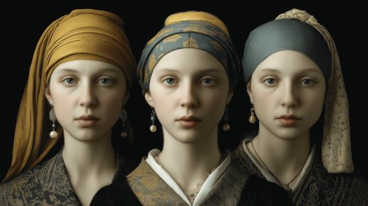 Triple Portrait puzzle preview